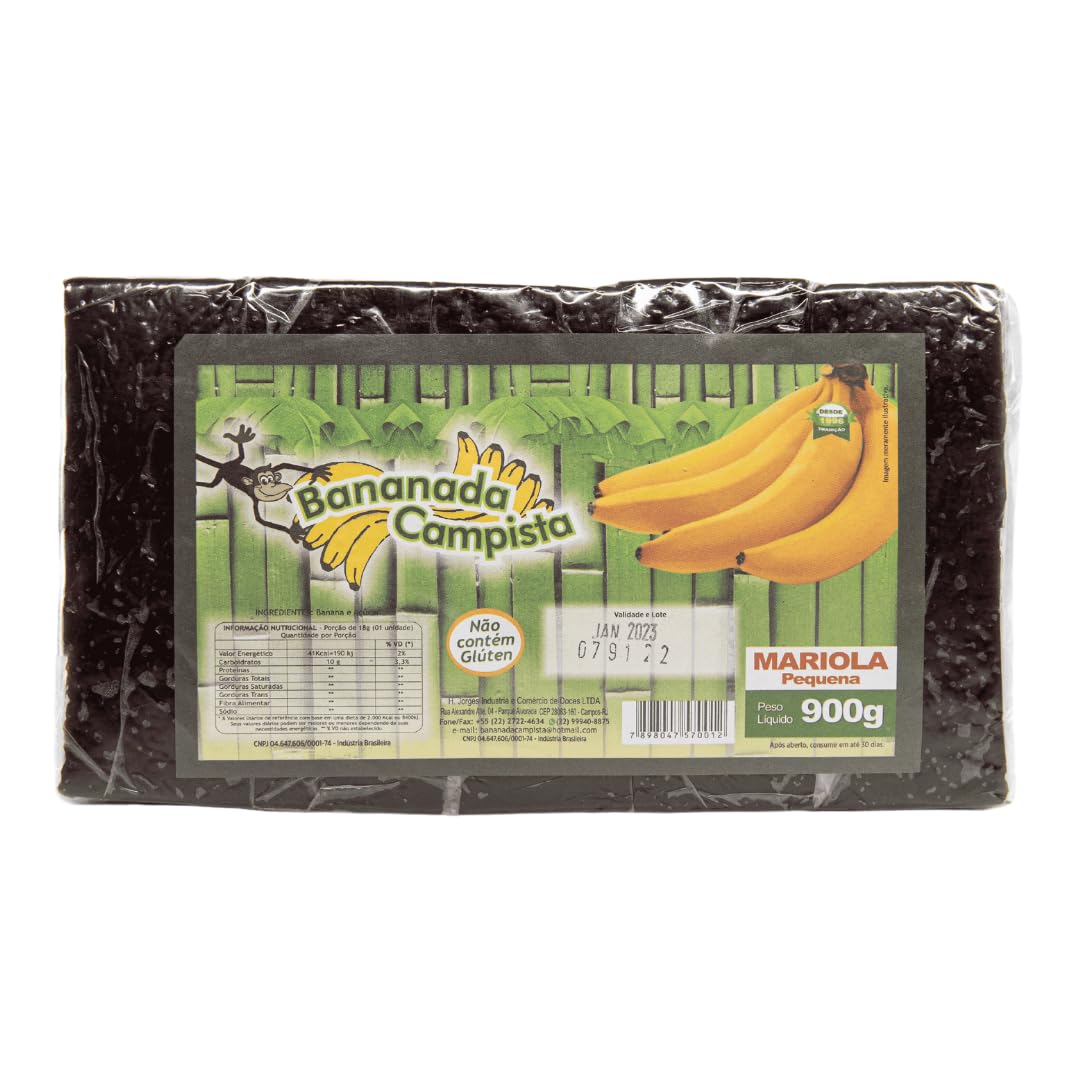 Bananada Campista, Mariola Lisa 900g - Bananada Campista | Amazon